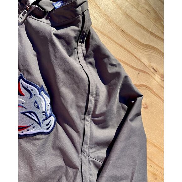 Majestic Men's Cool Base 1/4 Zip Pullover Windbreaker Jackets Gray Size XL - Picture 5 of 10